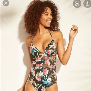 Shade & Shore floral swimsuit